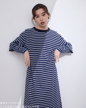 小柄ブランド / 低身長ブランド / 低身長 / 小柄 / 小柄ワンピース / 低身長ワンピース / 4wayワンピース / ワンピースセット / カーディガンセット / セットアップ / 小柄コーデ / 低身長コーデ/ボーダーカーデ/カーディガン