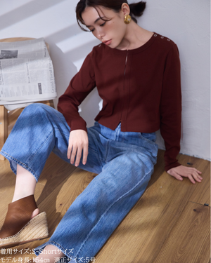 147_ichi_yon_nana】ベーシックストレートデニムパンツ|デニム・お 147_ichi_yon_nana】ベーシックストレートデニムパンツ|デニム・お