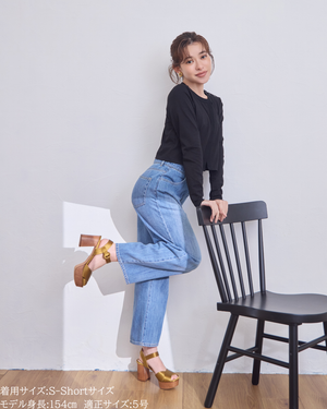 低身長パンツ/低身長用ボトム/ボトム/デニムパンツ/小柄用/XSサイズ/SSサイズ/147㎝/低身長ブランド/低身長デニムパンツ/小柄韓国/デニム/ストレートデニム/低身長/小柄/小柄デニム