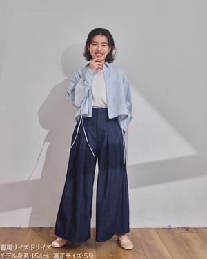 シャツ/小柄/シアーシャツ/コットンシャツ/ショート丈/夏ブラウス/低身長コーデ/セットアップ