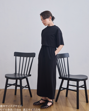 小柄/小柄ブランド/Iラインワンピース/3WAY/ワンピース/セパレート/低身長コーデ/夏ワンピース/着回し/短丈トップス