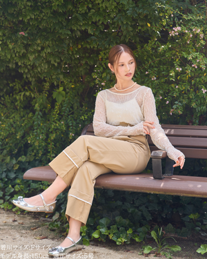 小柄/低身長/小柄ブランド/低身長ブランド/低身長インナー/
レースインナー/アシンメトリー/小柄レース/レース/低身長コーディネート