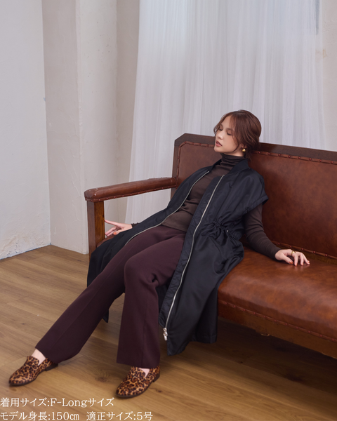 画像をギャラリービューアに読み込む, 低身長パンツ/低身長用ボトム/ボトム/小柄用/XSサイズ/SSサイズ/147㎝/低身長ブランド/低身長ニットパンツ/ニットパンツ/お直し不要/脚長効果/フレアパンツ/美脚パンツ
