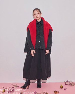 小柄さん ワンピース/低身長 ワンピース/小柄女性/ワンピース/低身長/レディース/
チューブトップワンピース/ベアトップワンピース/ロングワンピース/ボリュームワンピース/ブラック ワンピース/
カーキ ワンピース/立体ワンピース/CFCL風