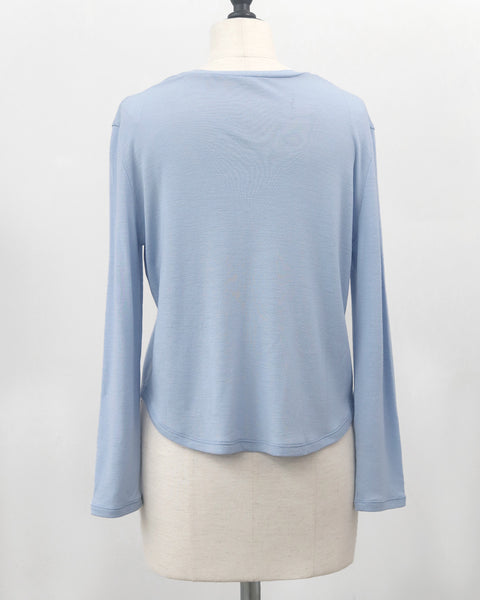 画像をギャラリービューアに読み込む, ウールクルーネックカットソー【832】
