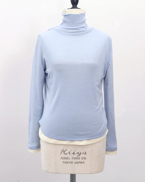 ウールハイネックカットソー【831】