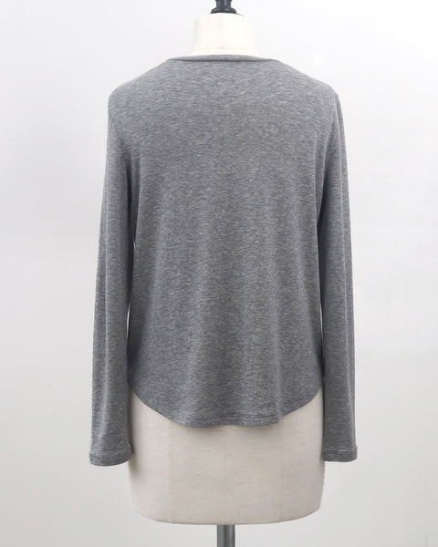 画像をギャラリービューアに読み込む, ウールクルーネックカットソー【832】
