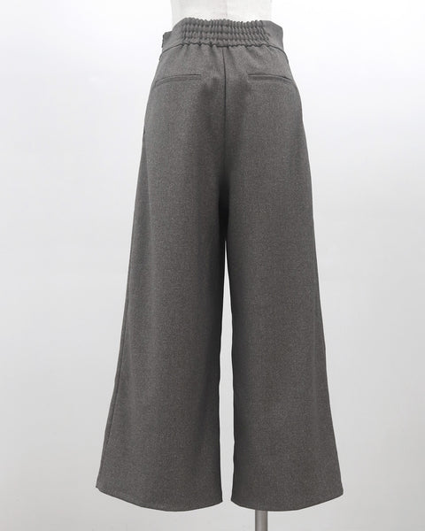 画像をギャラリービューアに読み込む, ツイルハイウエストワイドパンツ【835】
