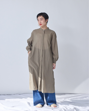 147_ichi_yon_nana】コットンローンシャツワンピース|低身長さん必見 147_ichi_yon_nana】コットンローンシャツワンピース|低身長さん必見