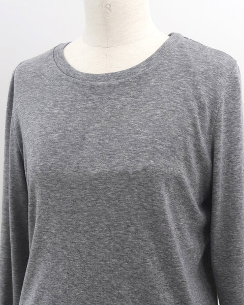 画像をギャラリービューアに読み込む, ウールクルーネックカットソー【832】
