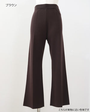 低身長パンツ/低身長用ボトム/ボトム/小柄用/XSサイズ/SSサイズ/147㎝/低身長ブランド/低身長ニットパンツ/ニットパンツ/お直し不要/脚長効果/ウールパンツ/ウール100%