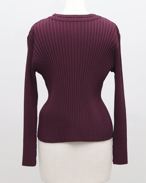 画像をギャラリービューアに読み込む, リブアンサンブルニット【855】
