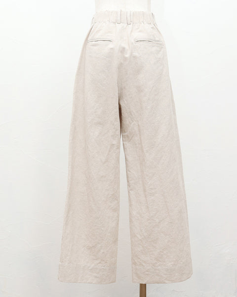 画像をギャラリービューアに読み込む, リネンコットンストレートパンツ(セットアップ可能)【861】
