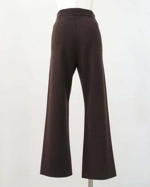 画像をギャラリービューアに読み込む, ウールフレアニットパンツ(セットアップ可能)【848】
