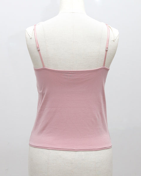 画像をギャラリービューアに読み込む, カップ付きアジャスターキャミソール【762】
