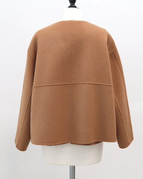 画像をギャラリービューアに読み込む, カシミヤ混リバーレイヤードコート(Japan Fabric)【808】
