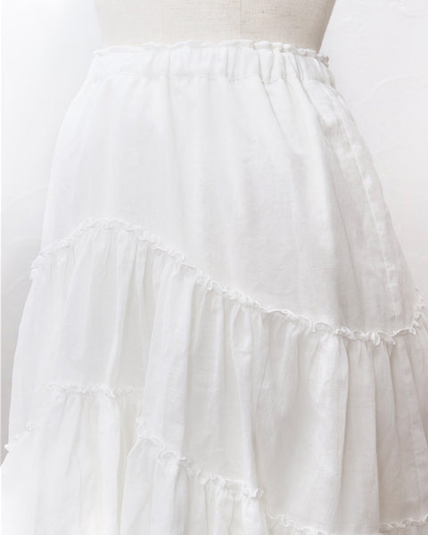 画像をギャラリービューアに読み込む, プレミアムコットンギャザーフリルスカート(セットアップ可能)( japan fabric)【863】
