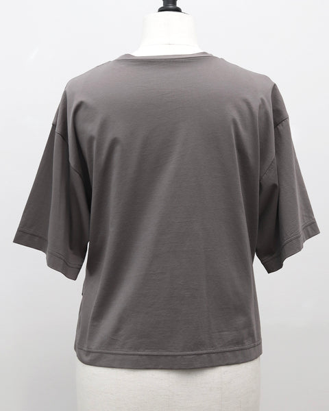 画像をギャラリービューアに読み込む, アクセントリボンTシャツ【797】
