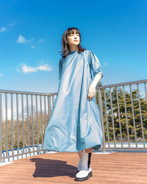 画像をギャラリービューアに読み込む, タックスリーブワンピース【191】

