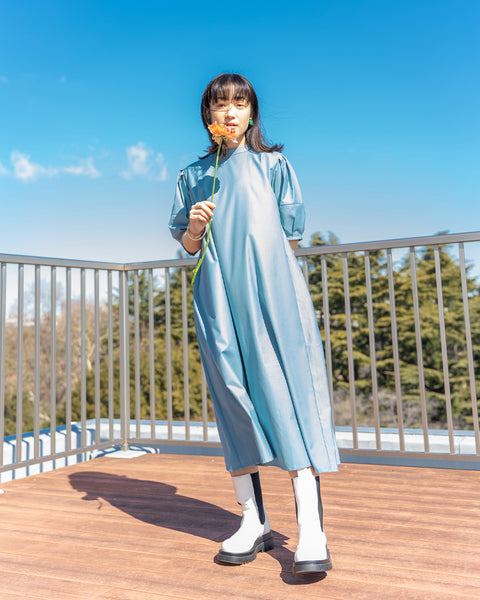 画像をギャラリービューアに読み込む, タックスリーブワンピース【191】
